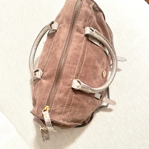 Maledetti Toscani soft suede satchel. - Picture 3 of 6